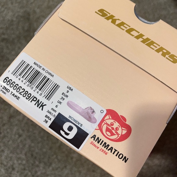 SAILOR MOON x SKECHERS Women’s pink slides shoes - Picture 6 of 7